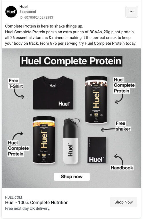 huel-facebook-ad